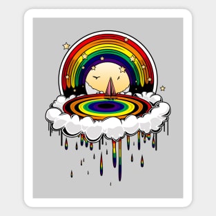 Rainbow Rain Magnet